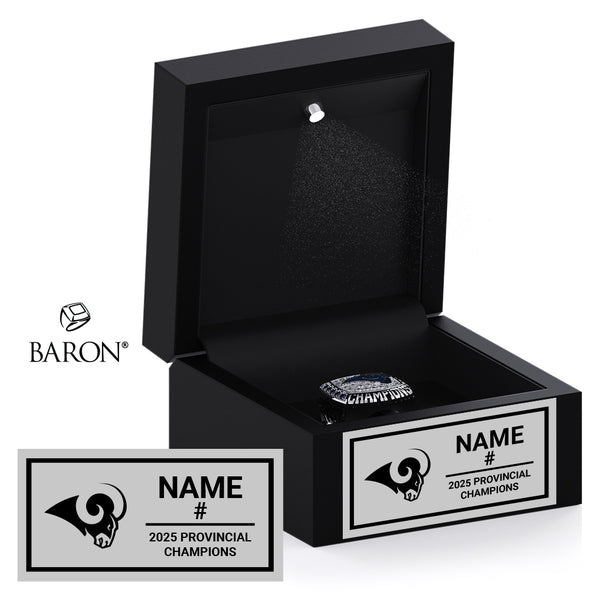Ram Power Softball 2025 Championship Black LED Ring Box