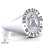University of Windsor Oval Signet Class Ring - 602 - Design 5.1