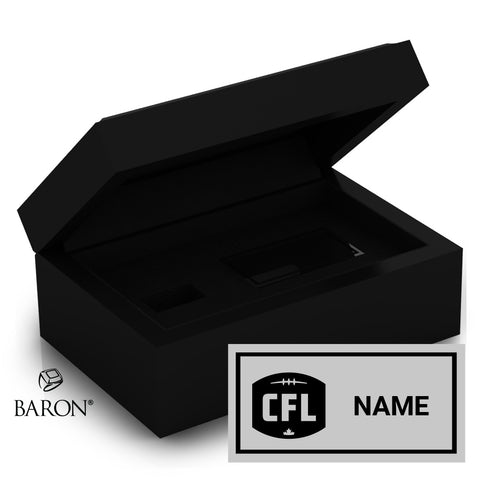 CFL Officials Championship 'Black Standard Wooden Ring Box
