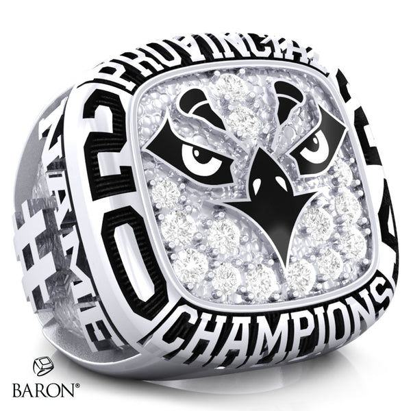 Riverhawks Lacrosse 2024 Championship Ring - Design 2.2
