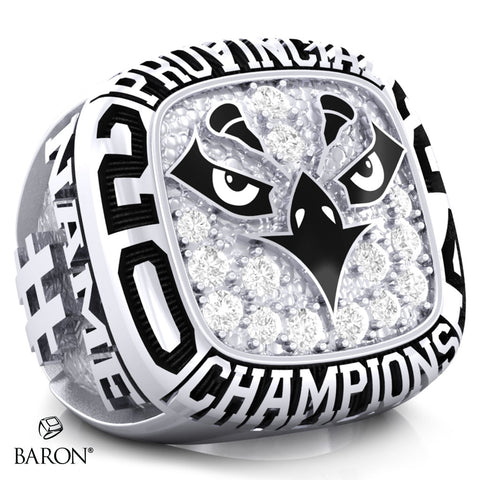 Riverhawks Lacrosse 2024 Championship Ring - Design 2.2