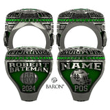 Robert Bateman Football 2024 Championship Ring - Design 1.2