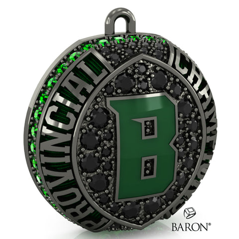 Robert Bateman Football 2024 Championship Ring Top Pendant - Design 1.3