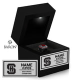 Sacred Heart Hockey OFSAA 2025 Championship Black LED Ring Box
