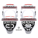 Sacred Heart Hockey OFSAA 2025 Championship Ring - Design 1.5