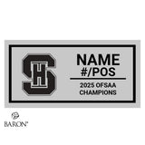 Sacred Heart Hockey OFSAA 2025 Championship Black Standard Window Ring Box
