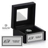 Saskatchewan Roughriders 2025 Fan Championship Black Window Ring Box