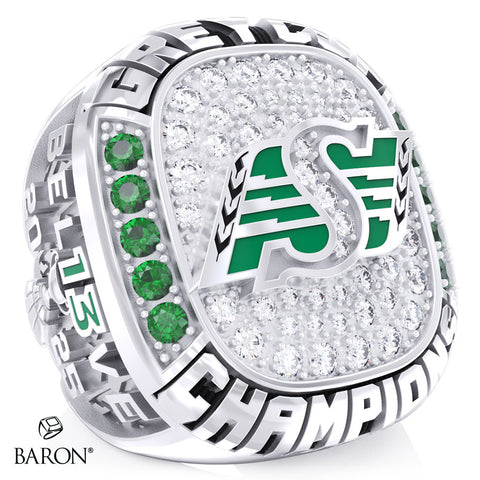 Saskatchewan Roughriders 2025 Fan Championship Ring - Design 2.10