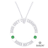 Saskatchewan Roughriders 2025 Fan Championship Circle Pendant - Design 4.4