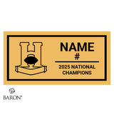 Saskatoon Hilltops Football 2025 Championship Black Standard Window Ring Box