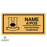 Saskatoon Hilltops 2023 Championship Black Window Ring Box