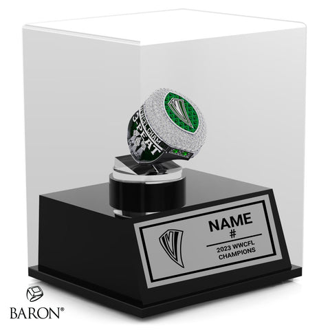 Saskatoon Valkyries Football 2023  Championship Display Case