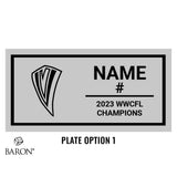 Saskatoon Valkyries Football 2023 Championship Black Standard Window Ring Box