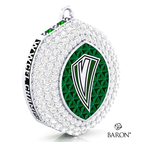Saskatoon Valkyries Football 2023 Championship Ring Top Pendant - Design 1.6