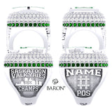 Saskatoon Valkyries Football 2024 Championship Ring - Design 4.9
