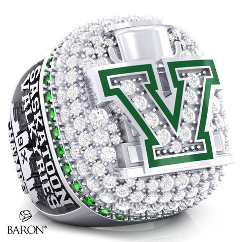 Saskatoon Valkyries Football 2024 Championship Ring - Design 4.9