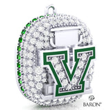 Saskatoon Valkyries Football 2024 Championship Ring Top Pendant - Design 4.10