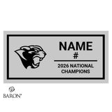 Sault College Hockey 2026 Championship Black LED Ring Box
