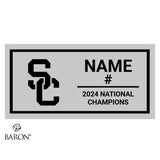 Sault College Hockey 2024 Championship Black Window Ring Box