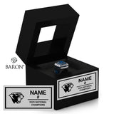 Sault College Hockey 2025 Championship Black Window Ring Box