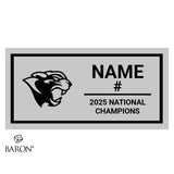 Sault College Hockey 2025 Championship Black Window Ring Box