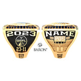 Sault Sabercats Football 2023 Championship Ring - Design 1.3