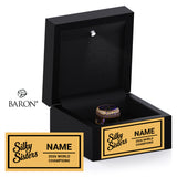 Silky Sharks Cheer 2026 Championship Black LED Ring Box