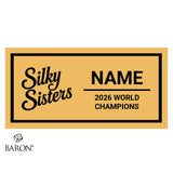 Silky Sharks Cheer 2026 Championship Black Standard Window Ring Box