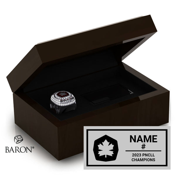 Simon Fraser University Lacrosse 2023 Championship Ring Box