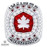 Simon Fraser University Lacrosse 2023 Championship Ring - Design 1.2