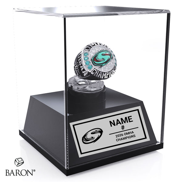 South Simcoe Storm U16AA Hockey 2026 Championship Display Case