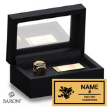 St. Clair Saints OFC 2025 Championship Black Standard Window Ring Box
