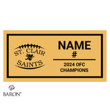 St. Clair Saints OFC 2024 Championship Black Standard Window Ring Box