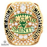 St. Clair Saints Football 2023 Championship Ring - Design 1.2