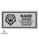 St. James Catholic High School Football 2025 Championship Black Standard Window Ring Box