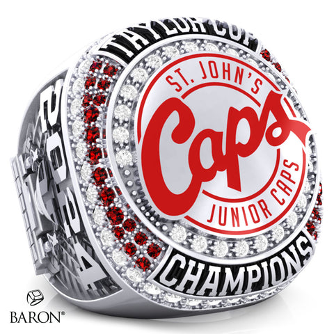 St. John’s Jr. Caps Hockey 2024 Championship Ring - Design 1.6