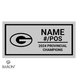 St. Joseph Guardians Football 2024 Championship Black Window Ring Box
