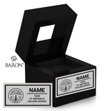 St. Michael's College School Black Window Ring Box
