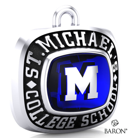 St. Michael's College School - Ring Top Pendant (Encrusted) D1.5-1.3