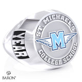 St. Michael's College School - Classic Signet Ring (Winged M Logo) D2.2