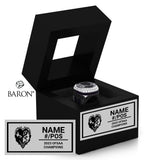St. Roch CSS Football 2023 Championship Black Window Ring Box