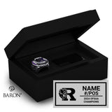 St. Roch CSS Football 2024 Championship Black Standard Window Ring Box