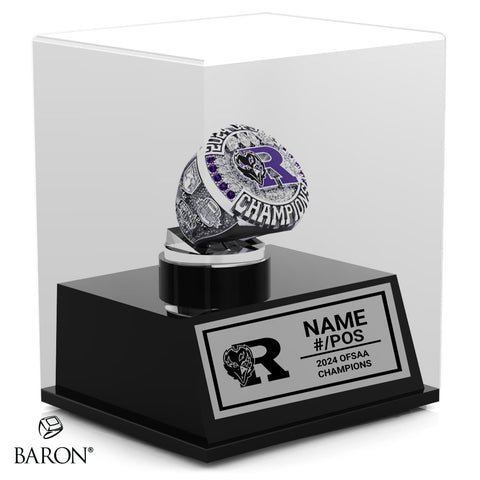 St. Roch CSS Football 2024 Championship Display Case