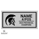 St. Stephen Spartans Football 2024 Championship Black LED Ring Box