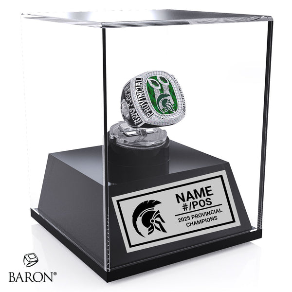 St. Stephen Spartans Football 2025 Championship Display Case