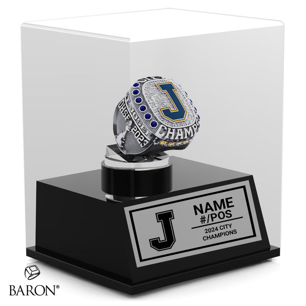 St Joseph's Jaguars Football 2024 Championship Display Case