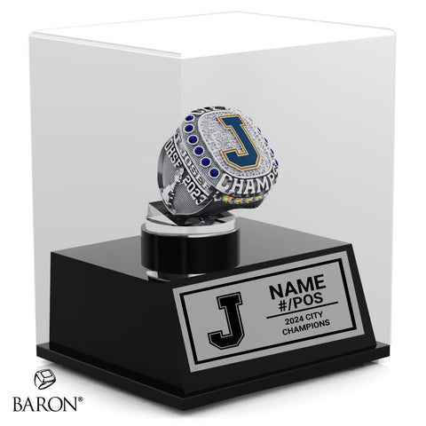 St Joseph's Jaguars Football 2024 Championship Display Case
