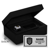 Steel City Bowl Football 2023 Championship Black Standard Window Ring Box