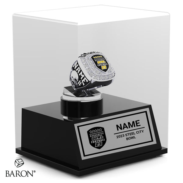 Steel City Bowl Football 2023 Championship Display Case