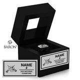 Stoney Creek Sabres Esso Cup 2023 Championship Window Ring Box